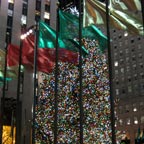 Flags at Rockefeller Center