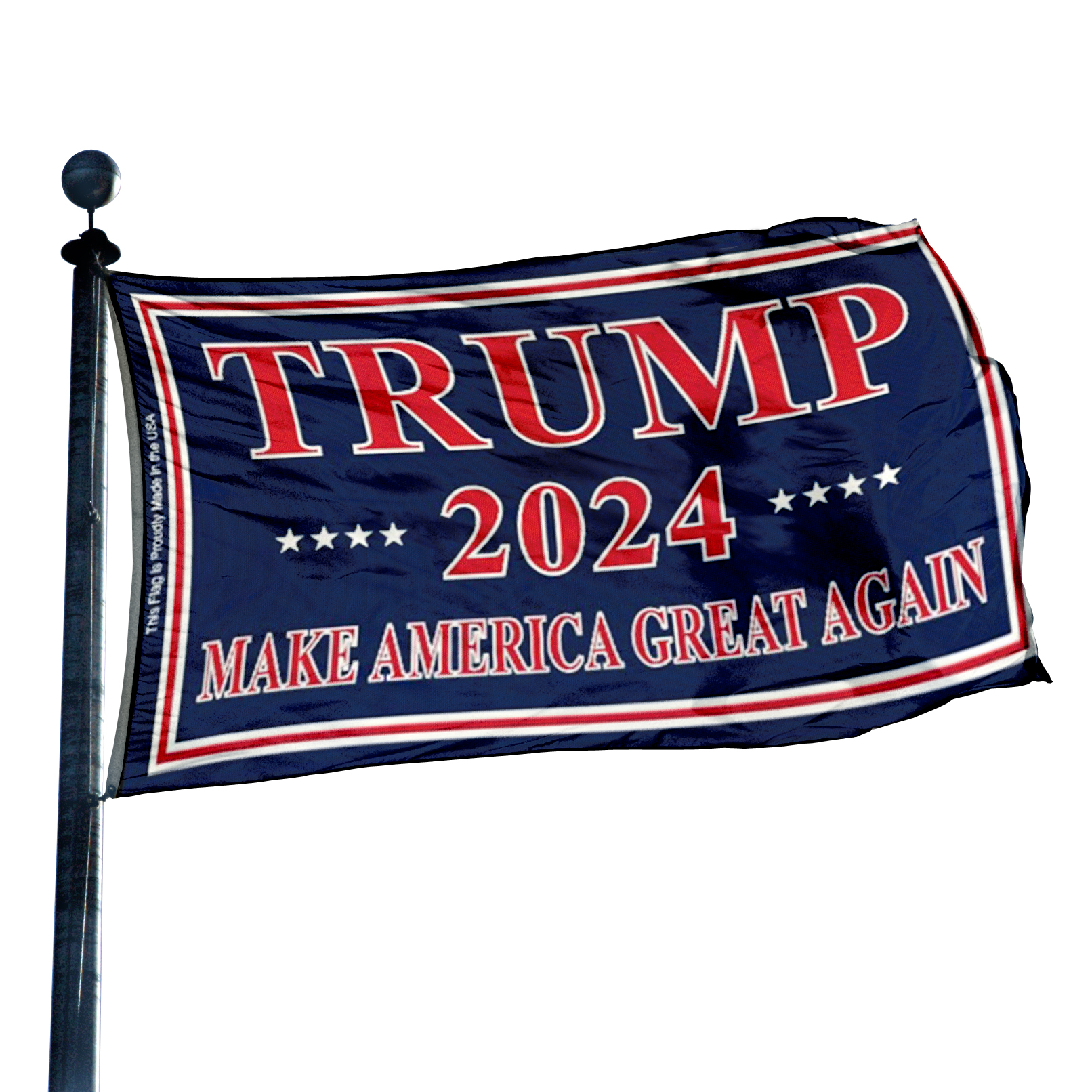 Trump 2024 Nylon Flag (2 ft. x 3 ft.) | FlagandBanner.com