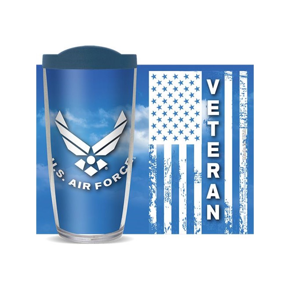 Air Force Veteran Thermal Cup (16 oz.) | FlagandBanner.com