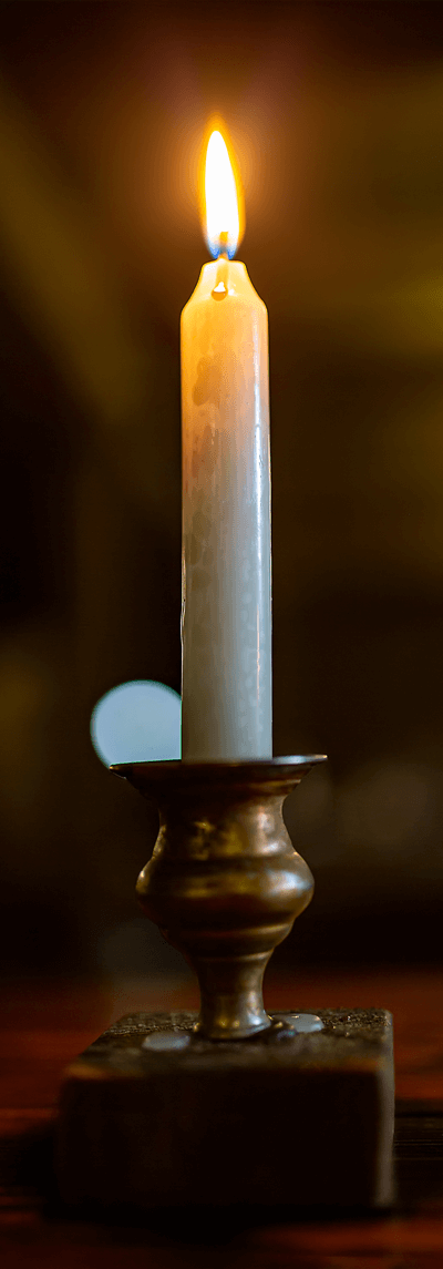 Burning candle