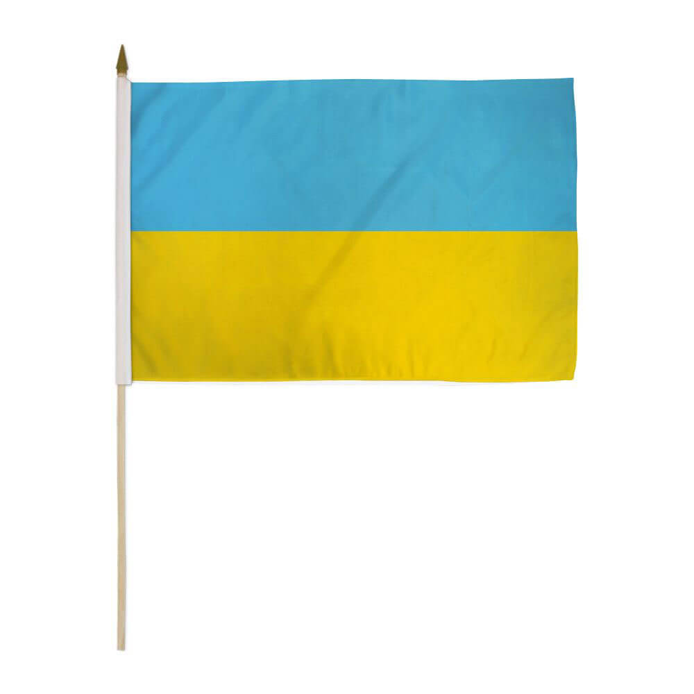 Ukraine Miniature Economy Polyester Flag (12 in. x 18 in ...