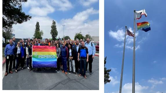 Custom PepsiCo flags