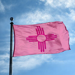 Pink New Mexico Flag