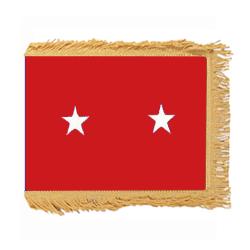 Army Major General Flag with Pole Hem and Fringe | FlagandBanner.com