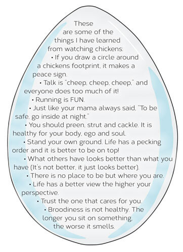 What I've Learned From Chickens