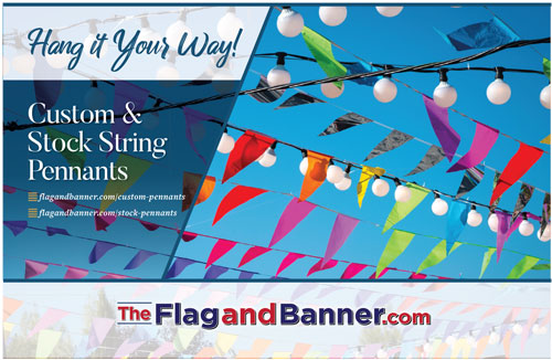 String Pennants by FlagandBanner.com