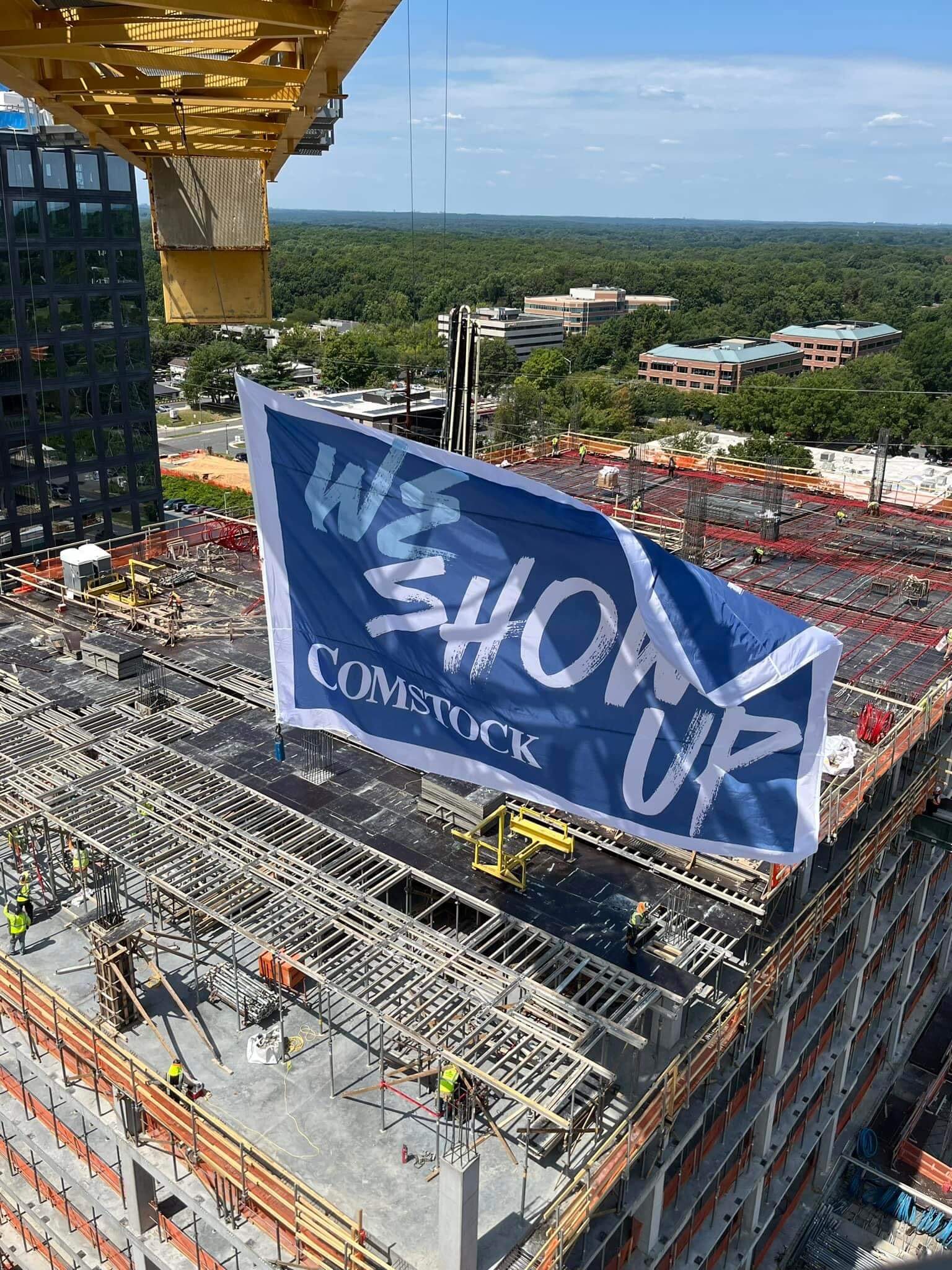 custom flag closeup