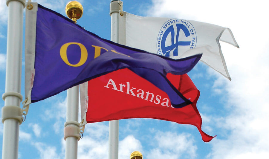 Digitally Printed Burgee Shaped Flags