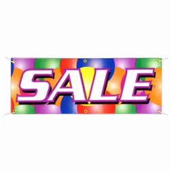 Party Balloons Sale Banner | FlagandBanner.com