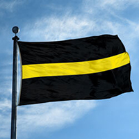 Thin Yellow Line Flag