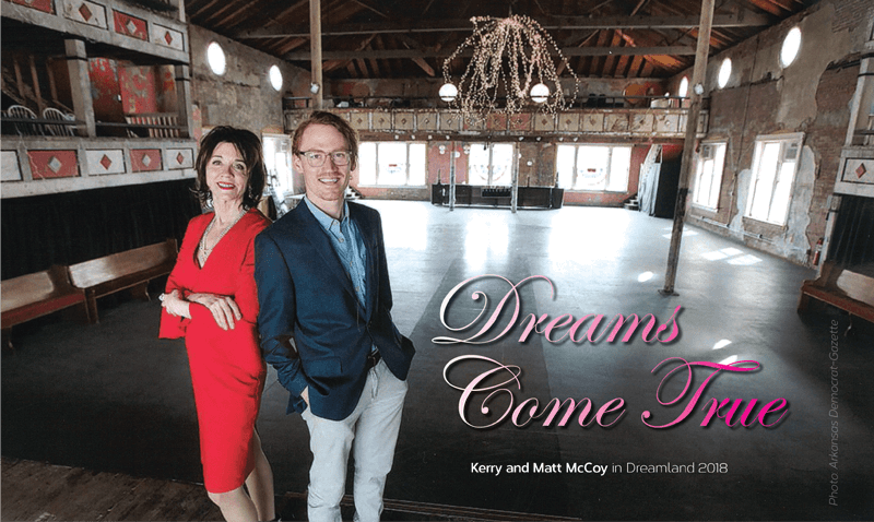 Kerry McCoy and Matthew McCoy in the Dreamland Ballroom