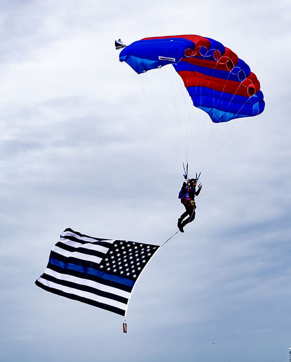 Patrick Fortune skydiving