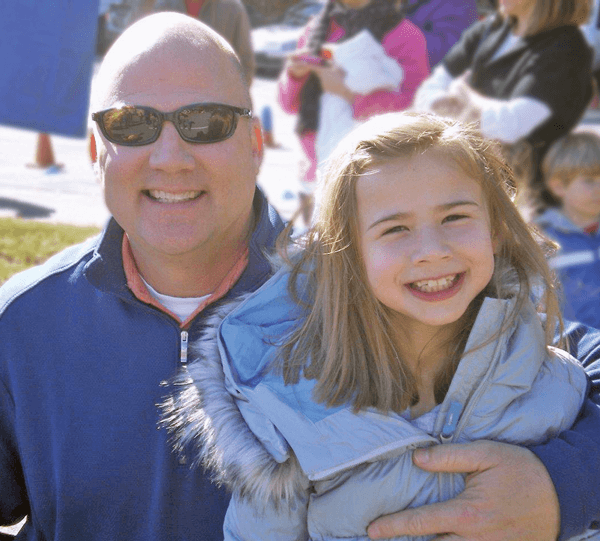 John McCormack with daughter Haven