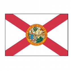 Florida Flag Decal, III434 | FlagandBanner.com