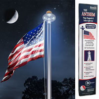 solar flag pole kit