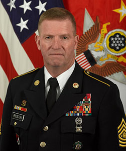 Sergeant Major of the Army Kenneth O. Preston