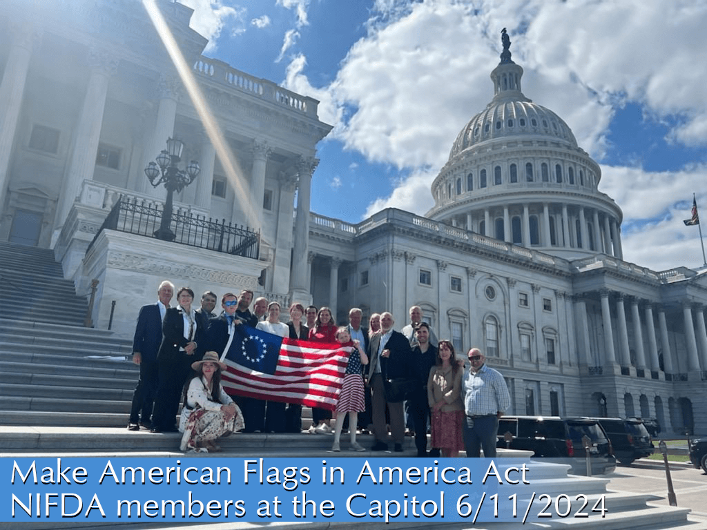 Kerry and Grady McCoy along with NIFDA members at the Capitol 6/11/2024