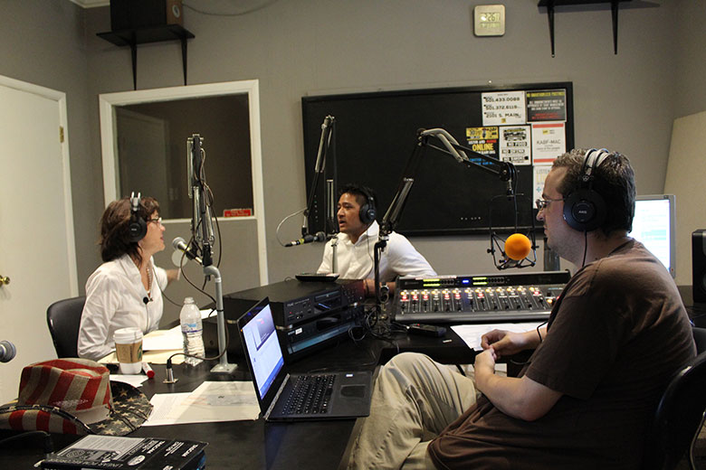 Kerry McCoy interviews R.J. Martino of iProv Online during the Up in Your Business Radio Show by FlagandBanner.com