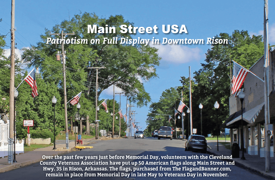 Patriotism on full display in downtown Rison AR