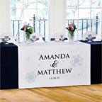 Custom wedding banner