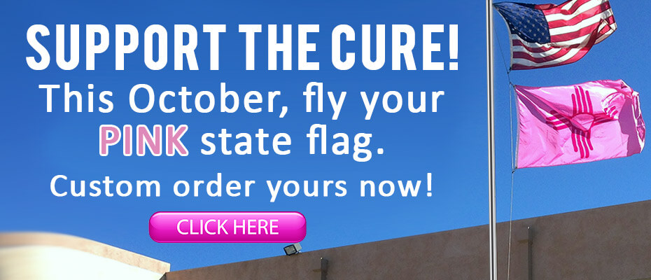 Breast Cancer Awareness Pink Ribbon Flag – Combat Breast Cancer