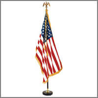 Old Glory Red Nylon Fabric, FBPP0000013675