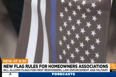 Gov. Doug Ducey signed a law that expands what flags can be flown in HOA communities but some Arizonans aren't satisfied with the new list. (AZFamily.com)