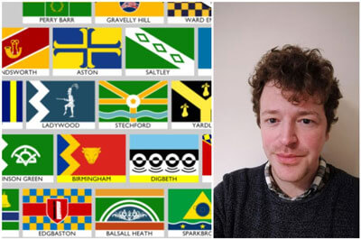 Flags of Birmingham designed by Andy Slater. (Image: Andy Slater)