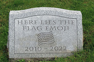 Here lies the flag emoji (Image: Android Police)