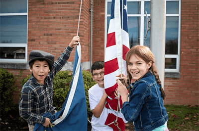 The fourth graders at Poston Road Elementary School in Martinsville, Indiana. Ty Vinson/Special To The Indianapolis Star