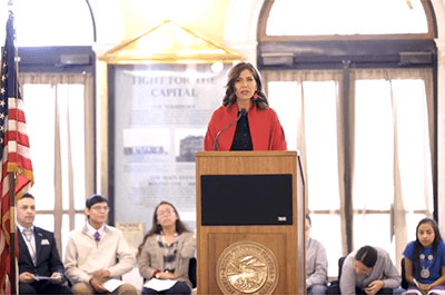 Noem announces plan to display tribal flags in the Capitol Rotunda