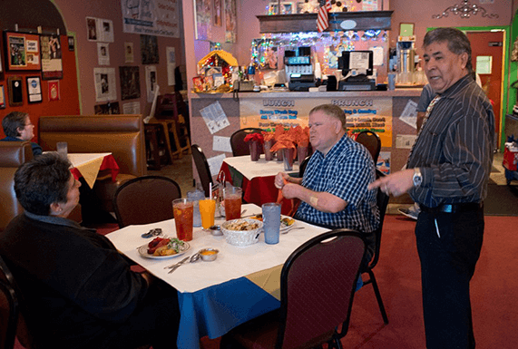 Sami Lal at the Star of India restaurant / Image by Arkansas Times