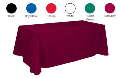 Solid Color Table Throw 