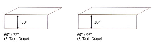 Table Drape Templates