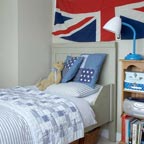 UK Flag decorates a child's bedroom