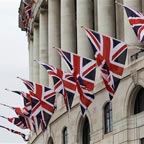 Union Jack on display